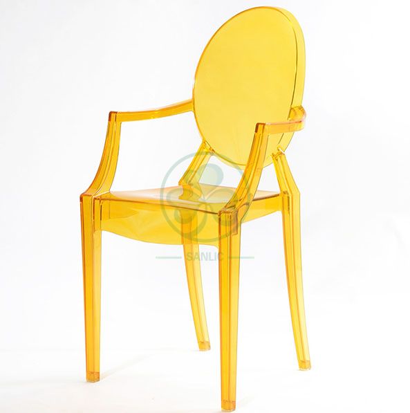 High Quality Resin Louis Ghost Armchair for Parties Weddings or Events SL-R2070SRLC