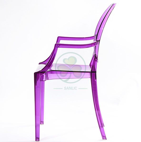 High Quality Resin Louis Ghost Armchair for Parties Weddings or Events SL-R2070SRLC