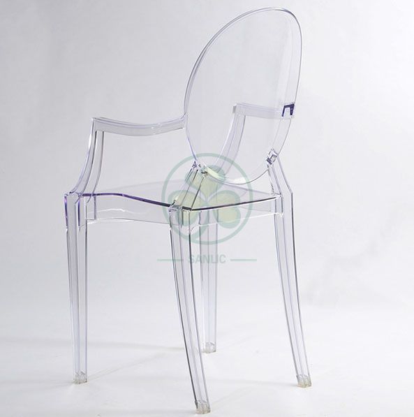 High Quality Resin Louis Ghost Armchair for Parties Weddings or Events SL-R2070SRLC