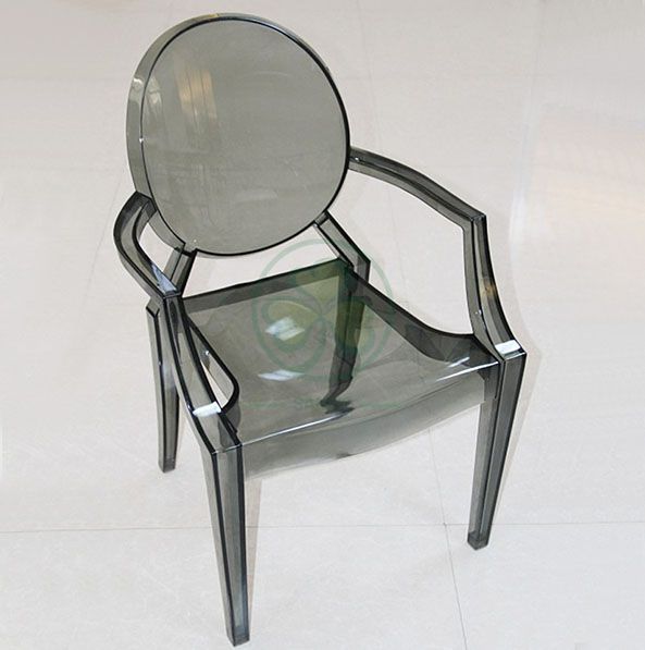 High Quality Resin Louis Ghost Armchair for Parties Weddings or Events SL-R2070SRLC