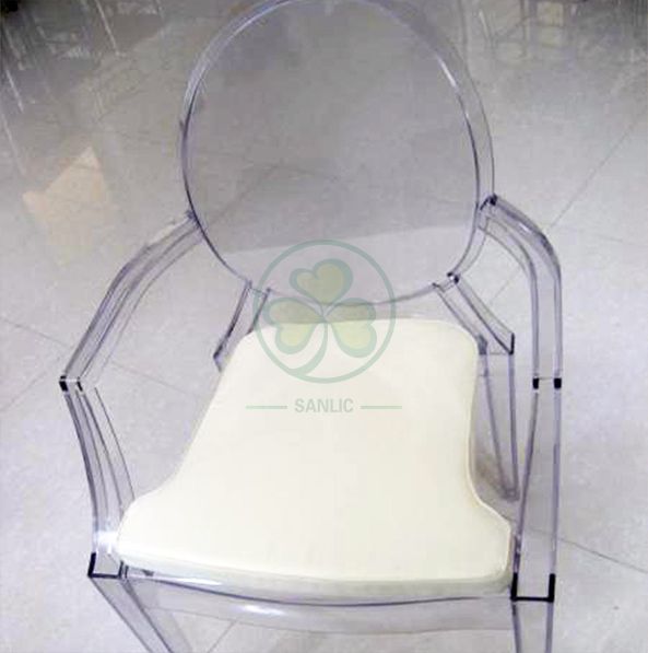 High Quality Resin Louis Ghost Armchair for Parties Weddings or Events SL-R2070SRLC