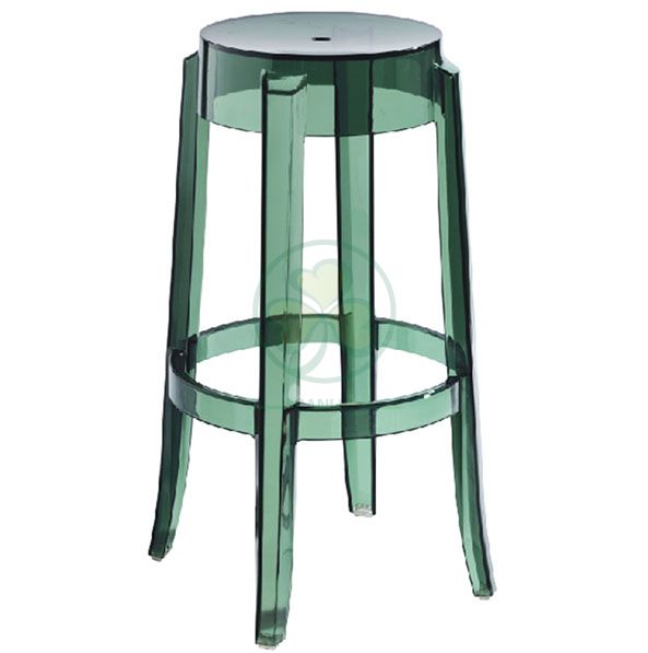 Whoelsale Resin Charles Ghost Stool for Bar Rooms or Dining Rooms SL-R2073BCGS