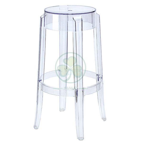 Whoelsale Resin Charles Ghost Stool for Bar Rooms or Dining Rooms SL-R2073BCGS