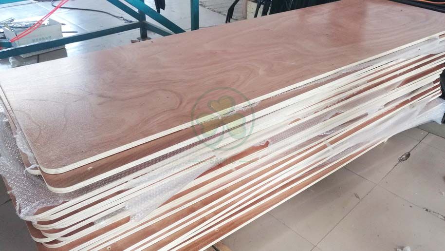 Wholesale Round Wood Folding Banquet Table for Indoor or Outdoor Events or Weddings with PVC Edge SL-T2085