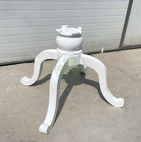 Custom Pedestal Dining Table Farmhouse Round Pedestal Dining Table SL-T2119FRPT