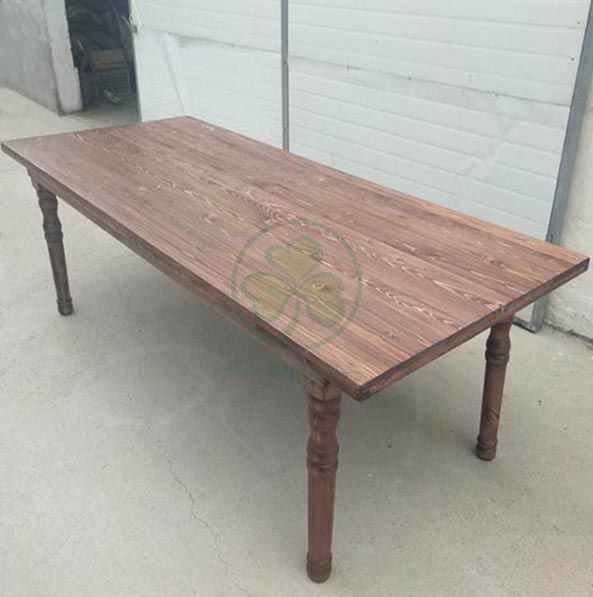 French Country Style Antique Farmhouse Table for Various Outdoor Parties and Events SL-T2111AFHT