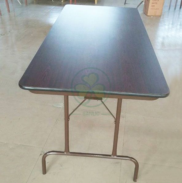Factory Direct 24''x48'' Melamine Laminate Rectangular Folding Table SL-T2136MLFT