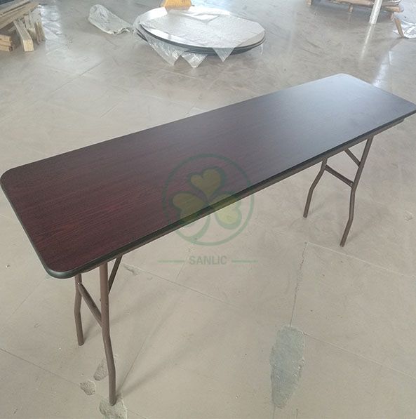 Factory Direct 24''x48'' Melamine Laminate Rectangular Folding Table SL-T2136MLFT