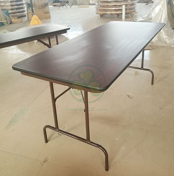 Factory Direct 24''x48'' Melamine Laminate Rectangular Folding Table SL-T2136MLFT