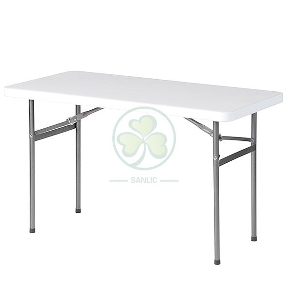 4ft Plastic Rectangular Folding Table SL-T2146PRFT