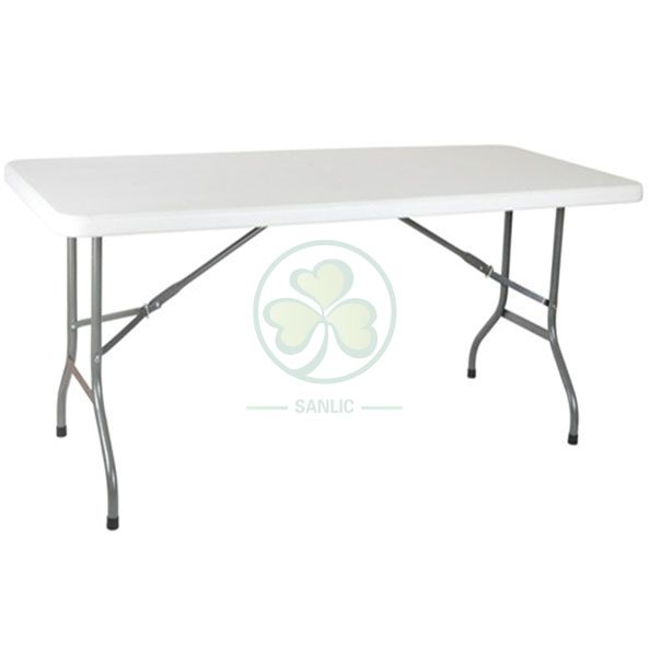 6ft Rectangular Plastic Folding Banquet Table for Various Social Events SL-T2149PRFT