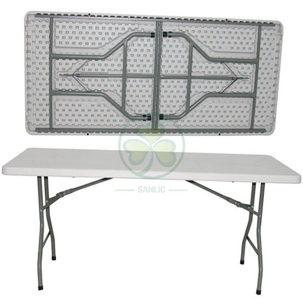 6ft Rectangular Plastic Folding Banquet Table for Various Social Events SL-T2149PRFT