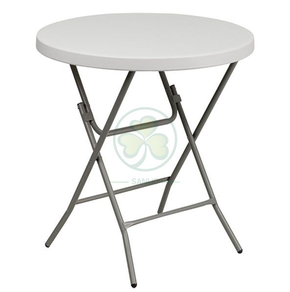 32inches Small Round Plastic Folding Dining Table for Living Room or Dining Room  SL-T2157SPFT