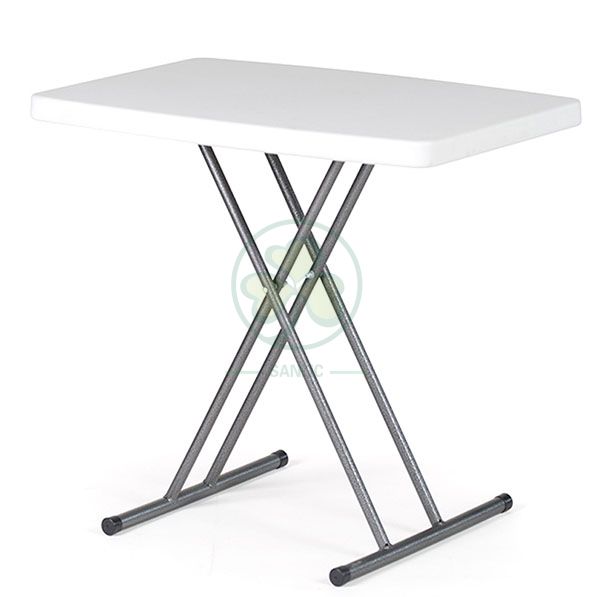 4ft Fold-In-Half Adjustable Height Table with Lock  SL-T2169FAHT