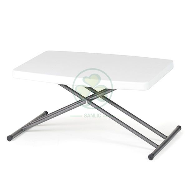 4ft Fold-In-Half Adjustable Height Table with Lock  SL-T2169FAHT