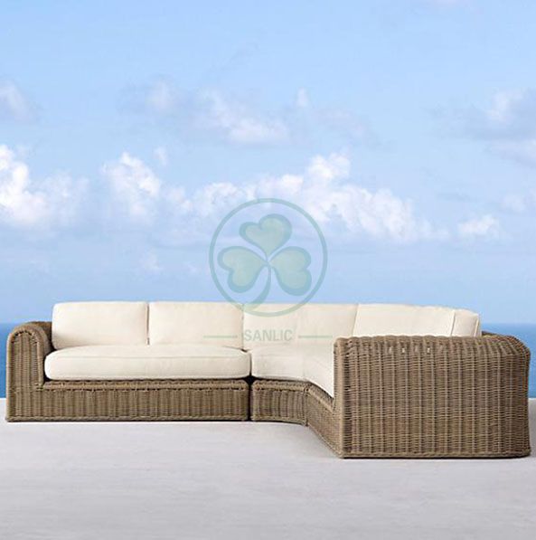 Outdoor Furniture Garden Sofa Outdoor Sofa Wicker Garden Furniture Rattan Sofa Set  SL-WR2178OFRS