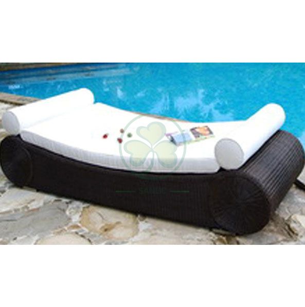 Best Seller Outdoor Chaise Lounge Sunbed Rattan Pool Lounge Chairs For Resort  SL-WR2181RPLC