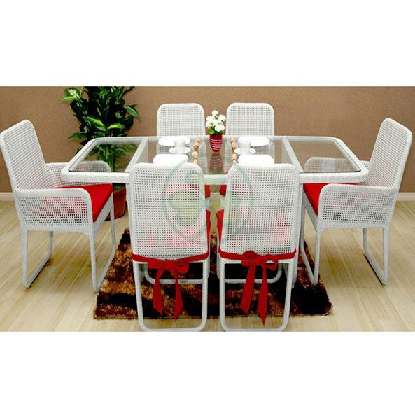 Factory Wholesale Garden Patio Furniture Restaurant Furniture Rattan Square Table Dining Set SL-WR2185RGPF