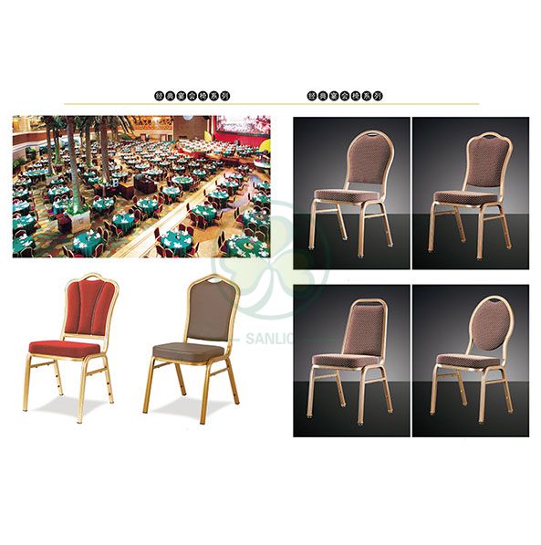 Best Popular Stainless Steel Gold O Back Chair for Weddings and Events SL-MC2197SOBC