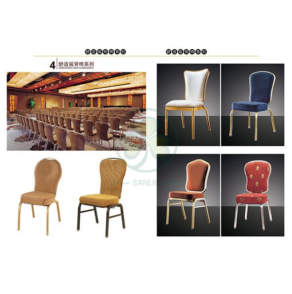 Best Popular Stainless Steel Gold O Back Chair for Weddings and Events SL-MC2197SOBC