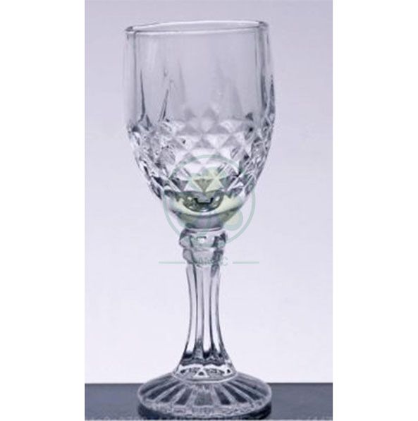 Wholesale Glassware Coloured Goblet Wine Glasses Water Glass Goblets SL-CD2203