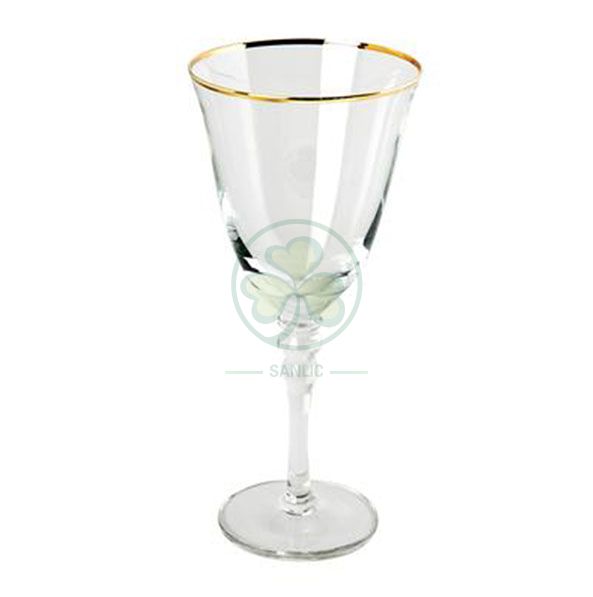 Wholesale Glassware Coloured Goblet Wine Glasses Water Glass Goblets SL-CD2203