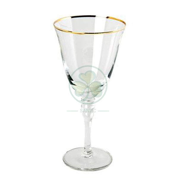 Wholesale Glassware Coloured Goblet Wine Glasses Water Glass Goblets SL-CD2203