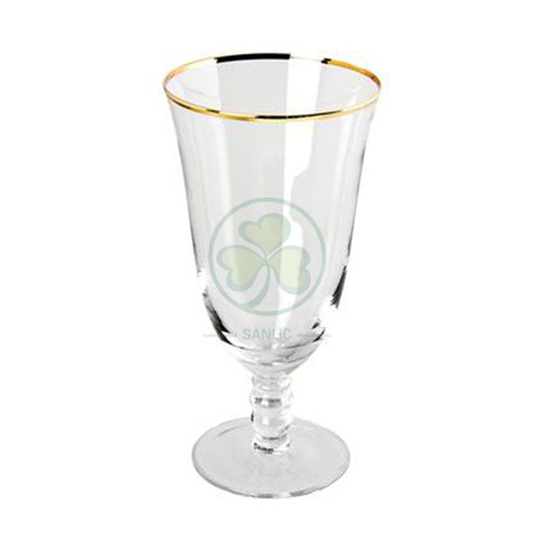 Wholesale Glassware Coloured Goblet Wine Glasses Water Glass Goblets SL-CD2203