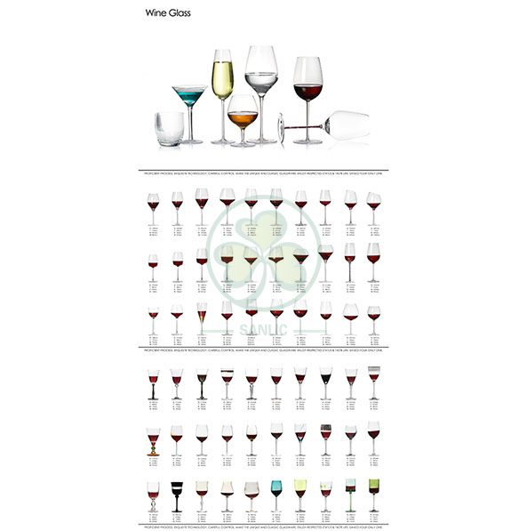 Wholesale Glassware Coloured Goblet Wine Glasses Water Glass Goblets SL-CD2203