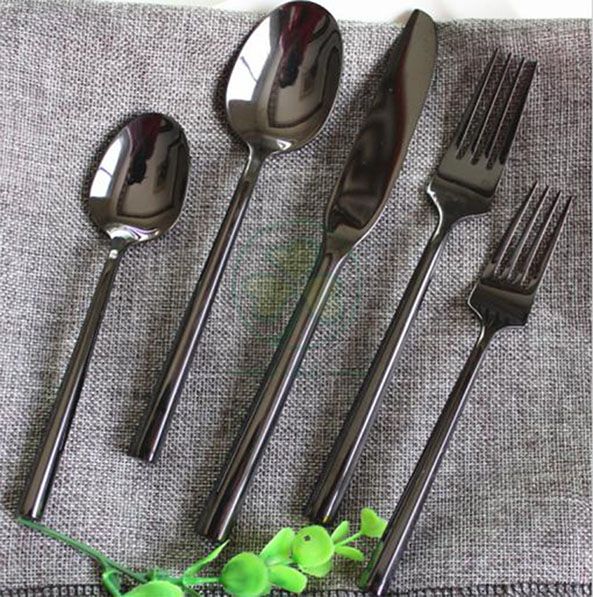 Factory Wholesale Stainless Steel Dinnerware Sets Cutlery Set Spoons Forks and Knives for Events SL-CD2207SSFK