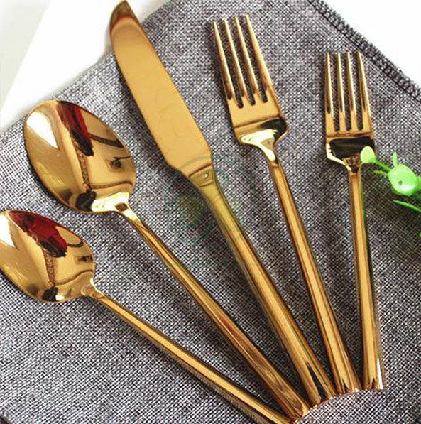 Factory Wholesale Stainless Steel Dinnerware Sets Cutlery Set Spoons Forks and Knives for Events SL-CD2207SSFK