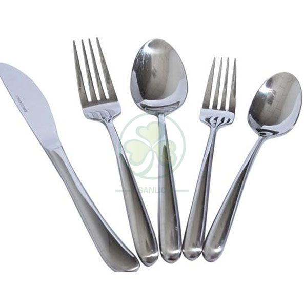 Factory Wholesale Stainless Steel Dinnerware Sets Cutlery Set Spoons Forks and Knives for Events SL-CD2207SSFK