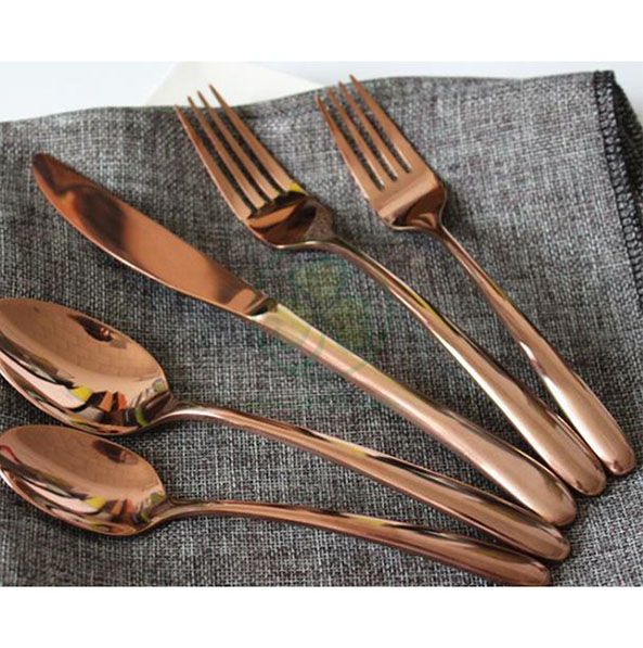 Factory Wholesale Stainless Steel Dinnerware Sets Cutlery Set Spoons Forks and Knives for Events SL-CD2207SSFK