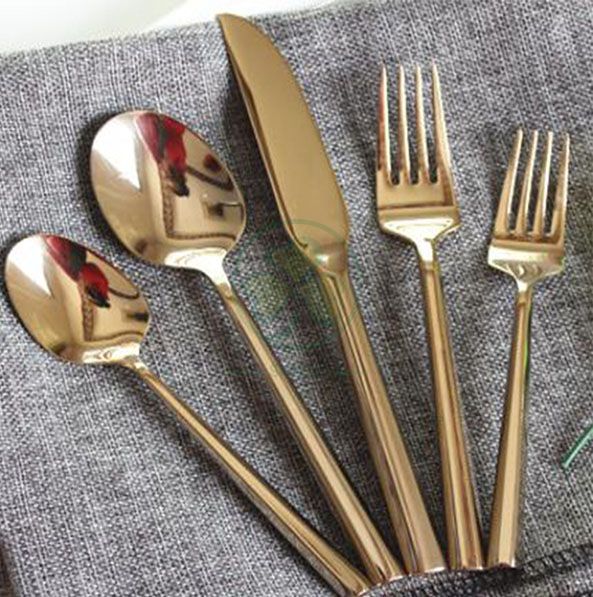 Factory Wholesale Stainless Steel Dinnerware Sets Cutlery Set Spoons Forks and Knives for Events SL-CD2207SSFK