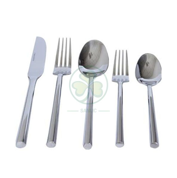 Factory Wholesale Stainless Steel Dinnerware Sets Cutlery Set Spoons Forks and Knives for Events SL-CD2207SSFK