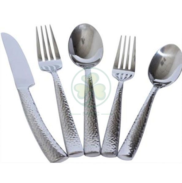 Factory Wholesale Stainless Steel Dinnerware Sets Cutlery Set Spoons Forks and Knives for Events SL-CD2207SSFK