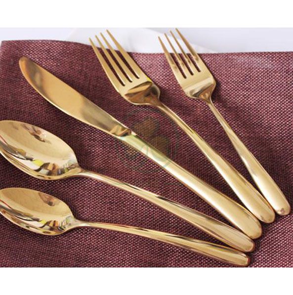 Factory Wholesale Stainless Steel Dinnerware Sets Cutlery Set Spoons Forks and Knives for Events SL-CD2207SSFK