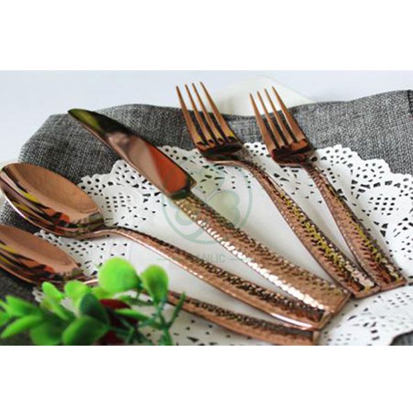 Factory Wholesale Stainless Steel Dinnerware Sets Cutlery Set Spoons Forks and Knives for Events SL-CD2207SSFK