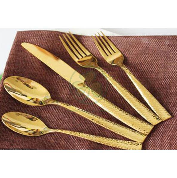 Factory Wholesale Stainless Steel Dinnerware Sets Cutlery Set Spoons Forks and Knives for Events SL-CD2207SSFK