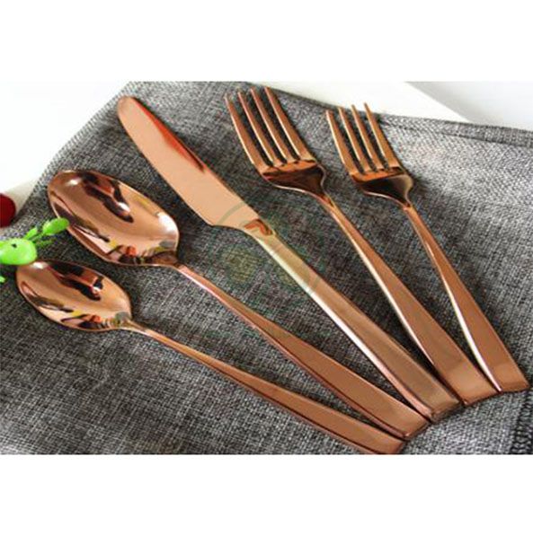 Factory Wholesale Stainless Steel Dinnerware Sets Cutlery Set Spoons Forks and Knives for Events SL-CD2207SSFK