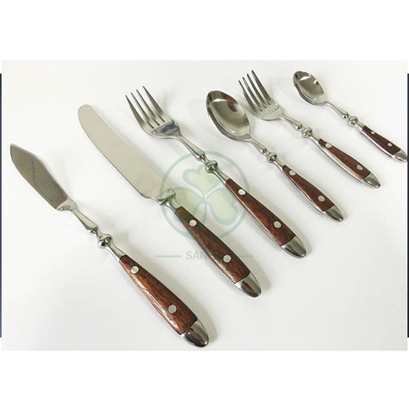 Factory Wholesale Stainless Steel Dinnerware Sets Cutlery Set Spoons Forks and Knives for Events SL-CD2207SSFK