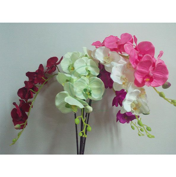 Wholesale Factory Real Touch Latex Flower Artificial Orchid for Wedding Decoration SL-CD2212AWFD