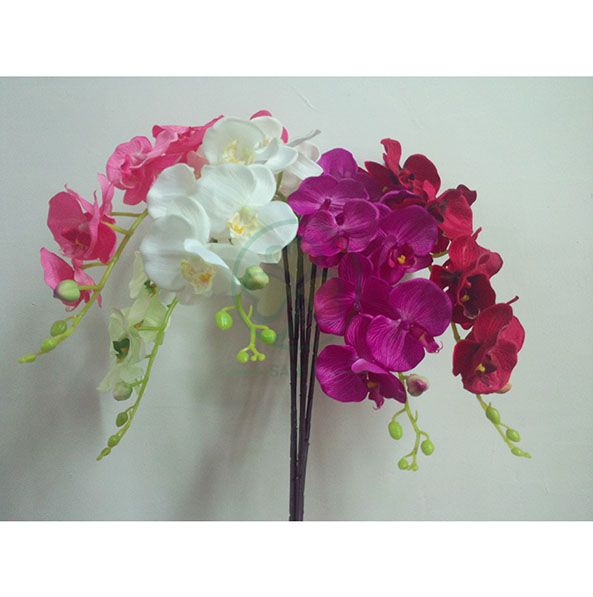 Wholesale Factory Real Touch Latex Flower Artificial Orchid for Wedding Decoration SL-CD2212AWFD