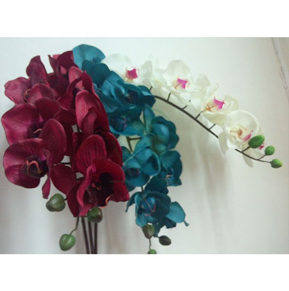 Wholesale Factory Real Touch Latex Flower Artificial Orchid for Wedding Decoration SL-CD2212AWFD