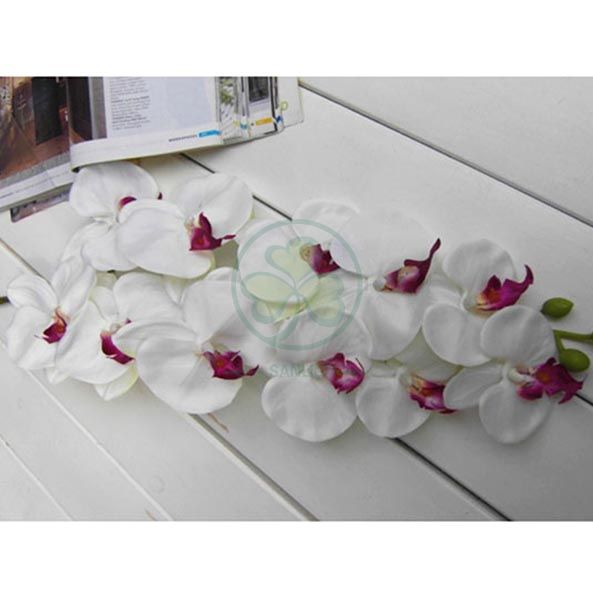 Wholesale Factory Real Touch Latex Flower Artificial Orchid for Wedding Decoration SL-CD2212AWFD