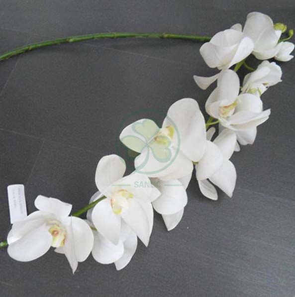 Wholesale Factory Real Touch Latex Flower Artificial Orchid for Wedding Decoration SL-CD2212AWFD