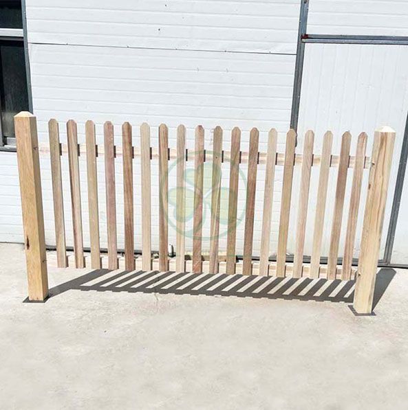 Custom Wood Picket Fence Garden Wedding Decor Fence Event Fencing for Wedding Venue or Lawn and Garden SL-T2220CWPF