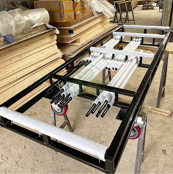 Custom Steel Storage Cart for Famehouse Table SL-M2223STSC